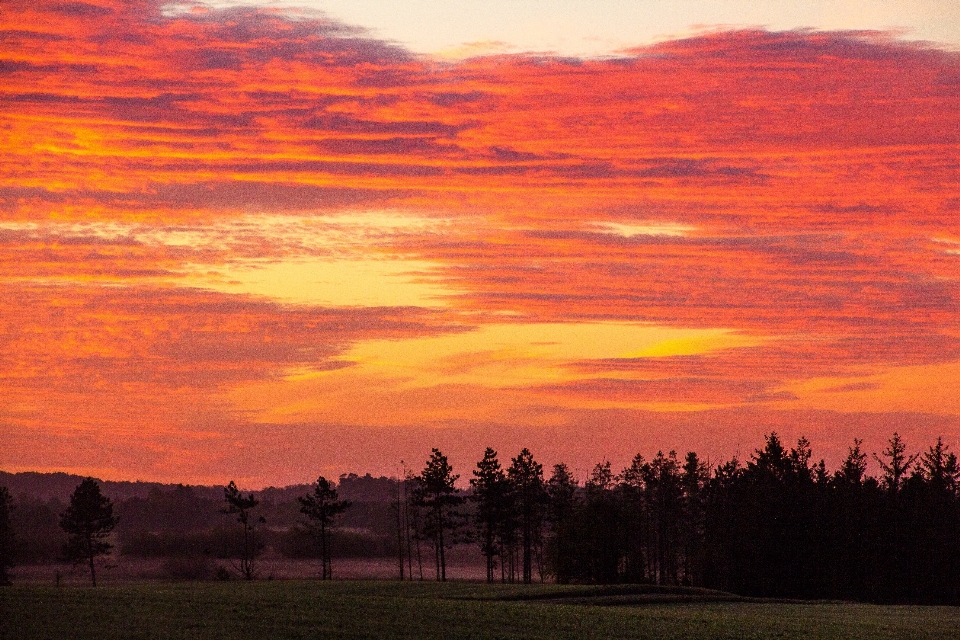 Paesaggio orizzonte nube cielo