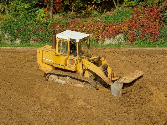 Work forest tractor field Photo