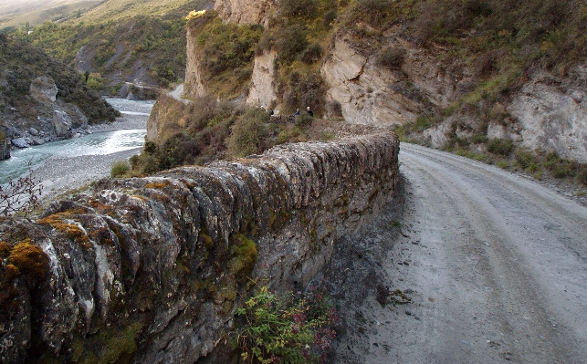 Coast mountain road trail Photo