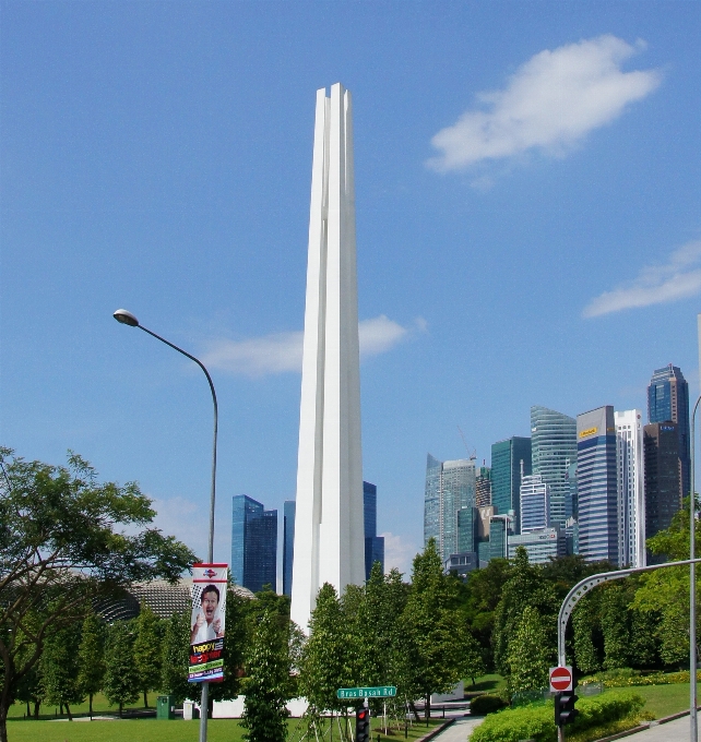 Horizonte ciudad rascacielos monumento