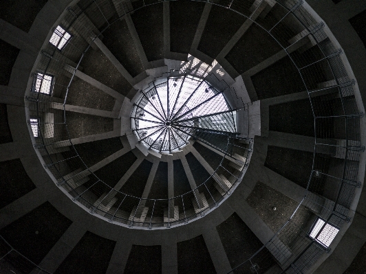 Light wheel spiral building Photo