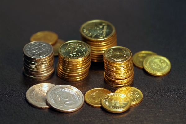 Golden metal money business Photo