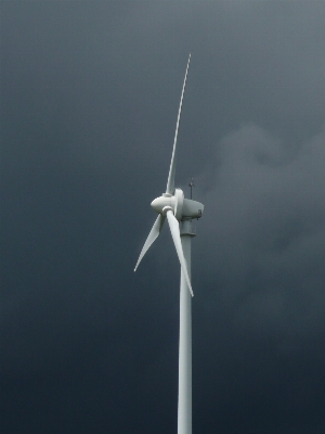 White wind mast machine Photo