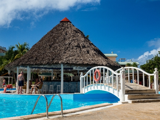 Beach water sky villa Photo