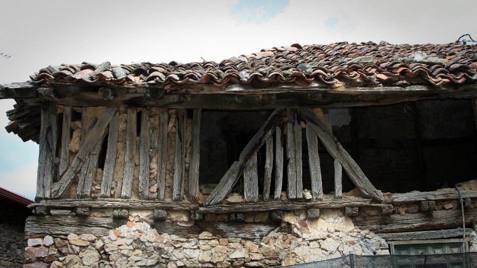 Arquitectura estructura madera casa