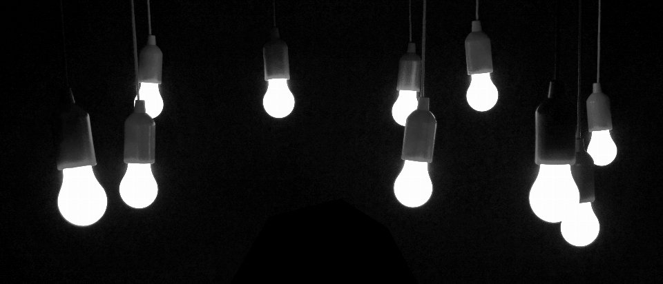 Light abstract black and white