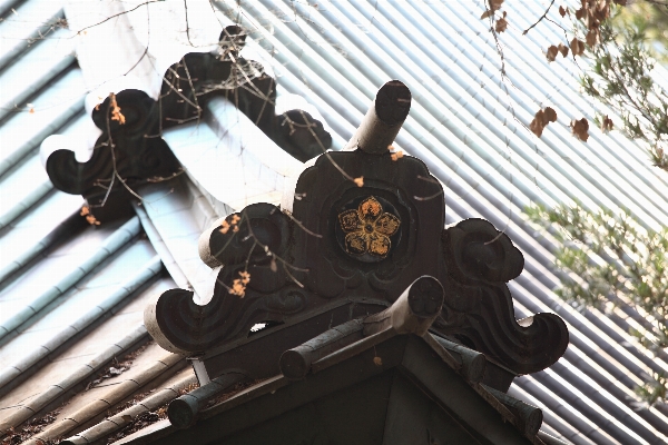 Roof high temple japanese Photo