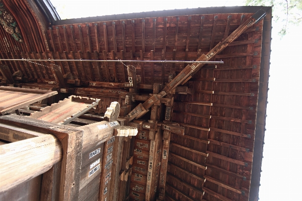 Wood roof barn shed Photo