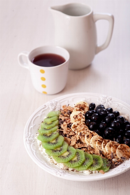 Fruit tea cup dish