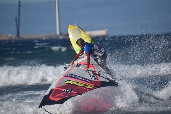 Sea boat wave wind Photo