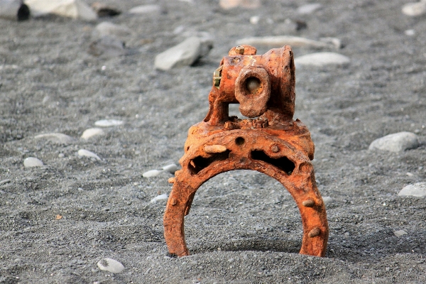 Foto Praia madeira ferrugem metal