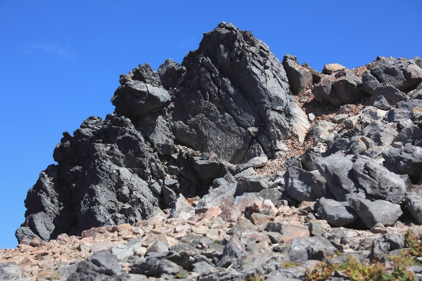 Rock 步行 山 冒险 照片