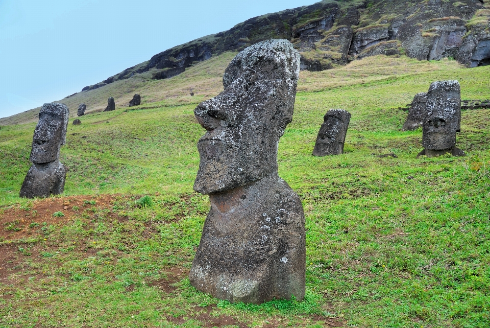 Rock monument terrain chile