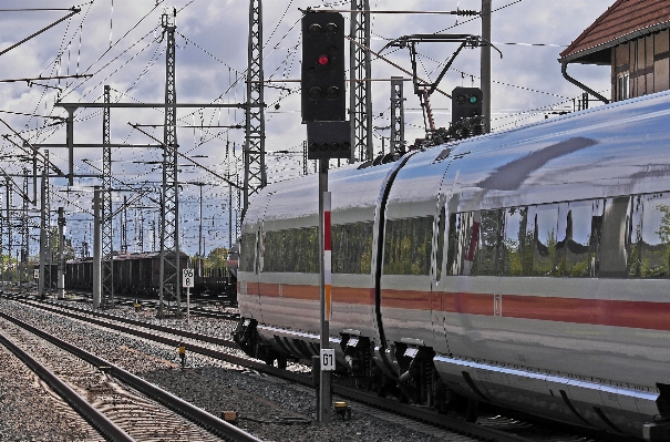 Track railway atmosphere train Photo