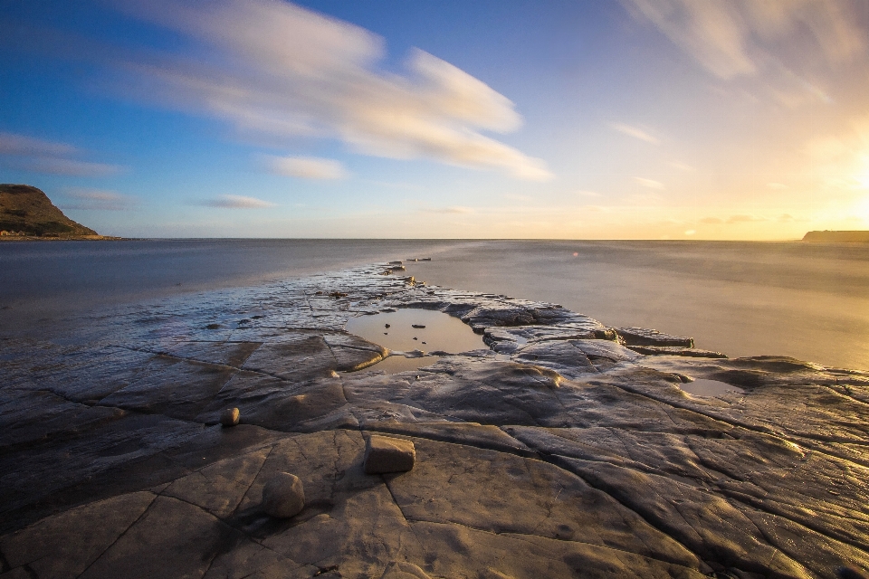 Beach landscape sea coast