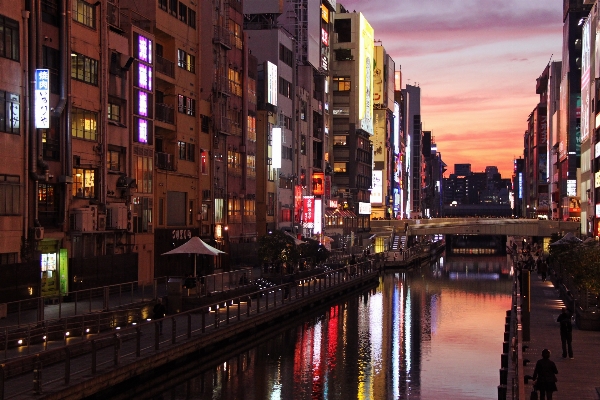 Sunset road skyline street Photo