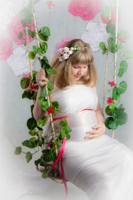 Plant woman flower petal Photo