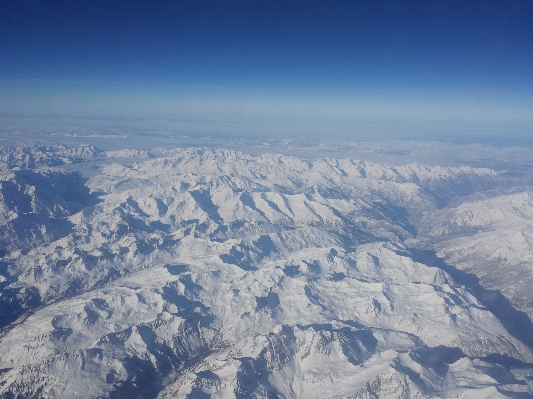 Mountain snow winter cloud Photo