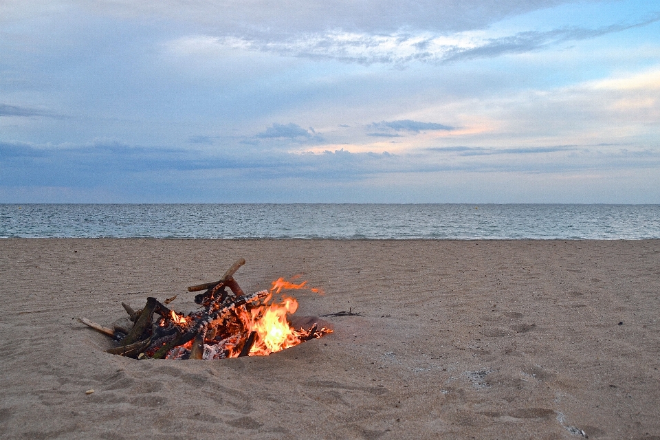 Plage mer côte sable