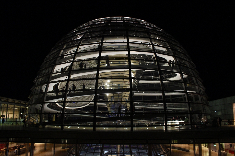 Luz arquitetura estrutura noite