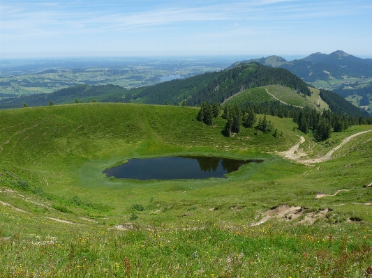 Landscape wilderness mountain meadow Photo