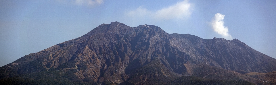 山 山脉 全景 高的