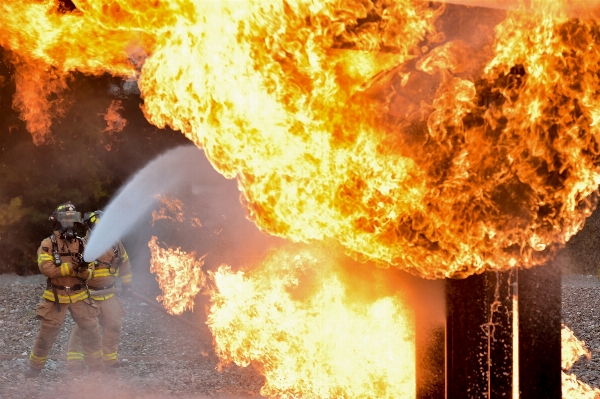 Live equipment spray training Photo