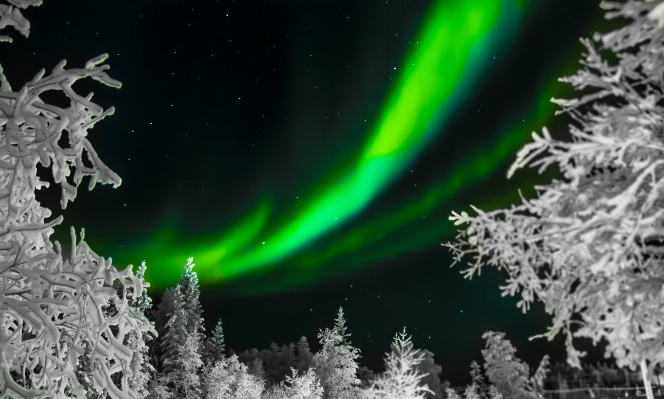 Landscape nature snow sky Photo