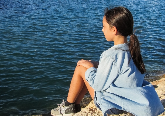 Sea outdoor girl kid Photo