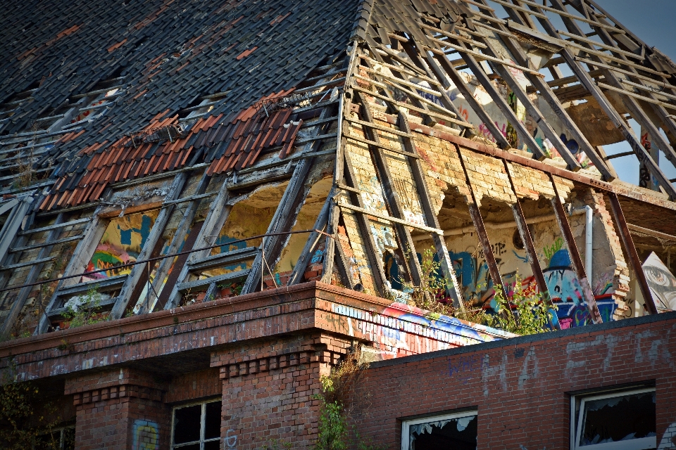 Die architektur haus stadt dach