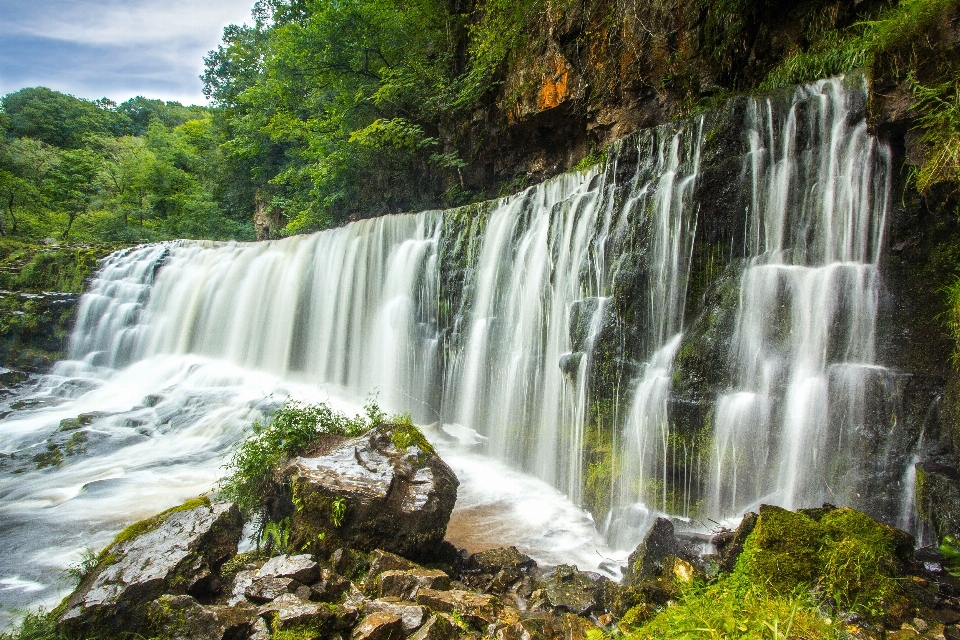 Su şelale nehir stream