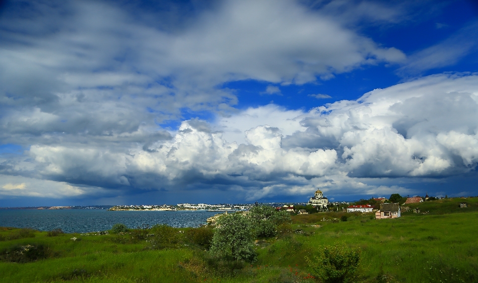 Beach landscape sea coast