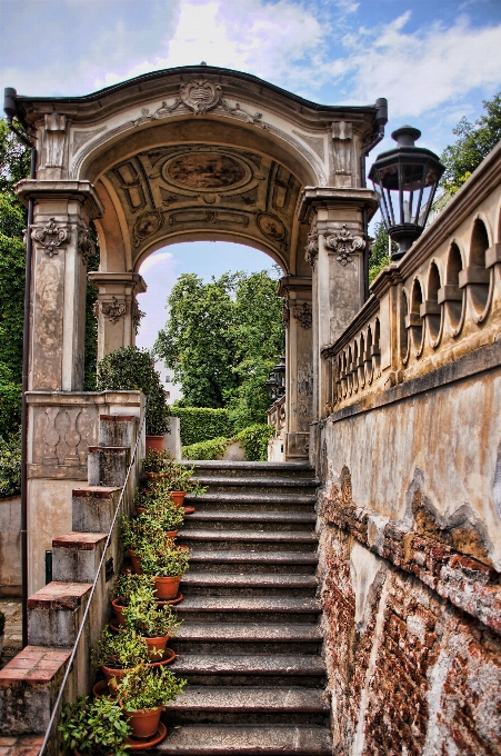 Architektura pałac ściana podróż