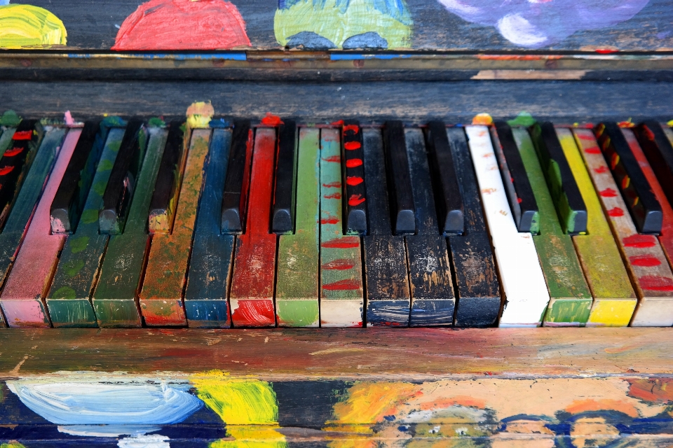 Musik warna instrumen piano