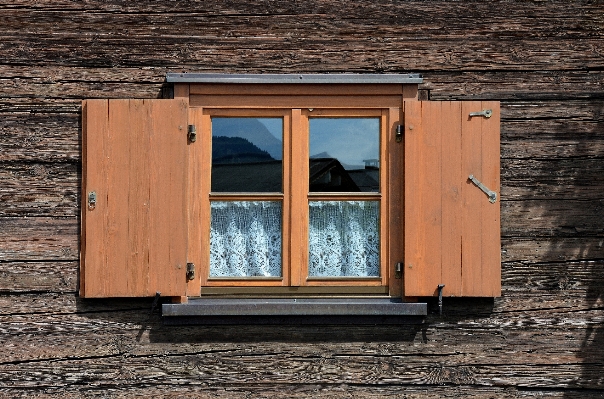 Architecture wood house window Photo