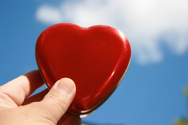 Hand flower petal balloon Photo