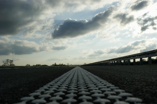 Horizon cloud sky track Photo