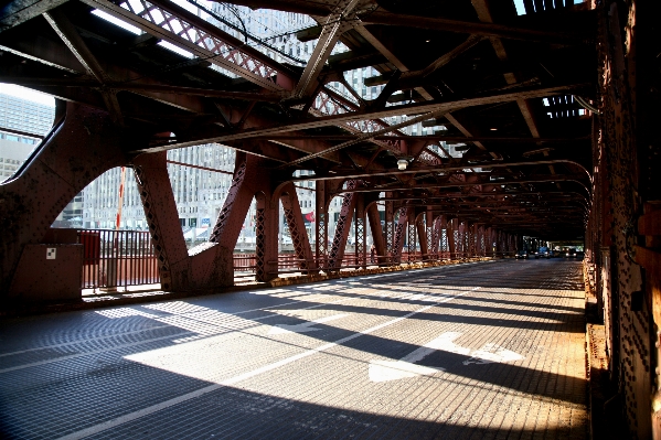 Architecture wood bridge street Photo