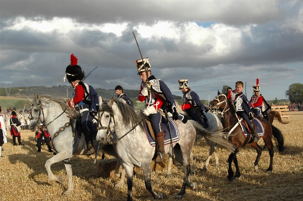 Recreation storm horses battle Photo