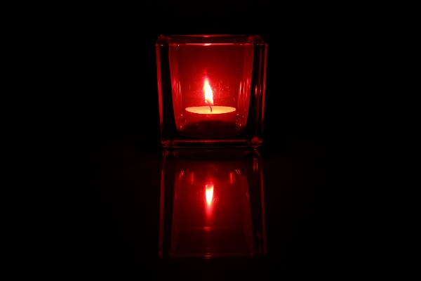 Light lantern red darkness Photo