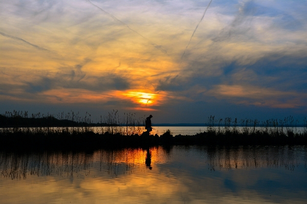 Sea nature horizon cloud Photo