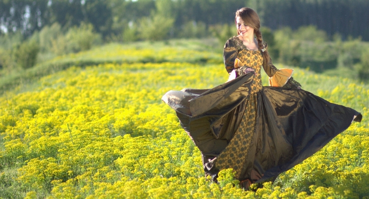 Plant girl field meadow Photo