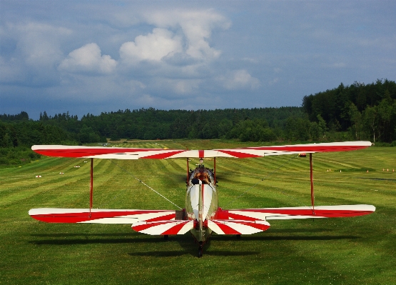 Wing meadow airport airplane Photo