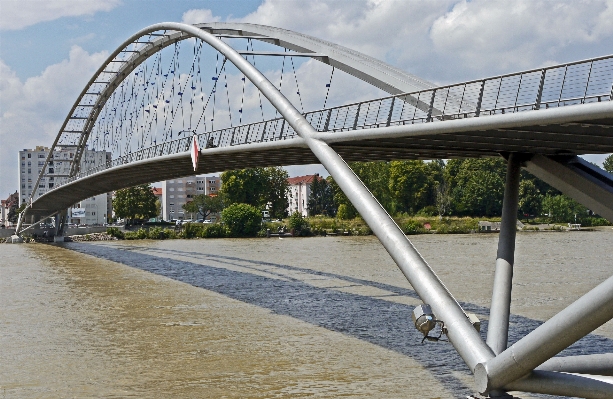 Bridge river walkway suspension Photo