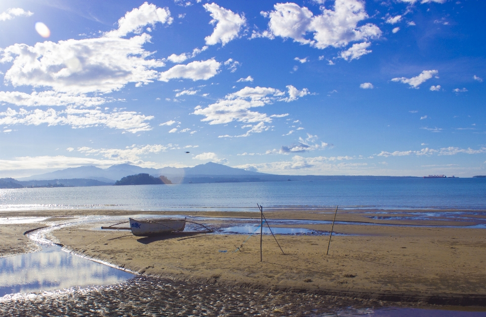 Praia paisagem mar costa