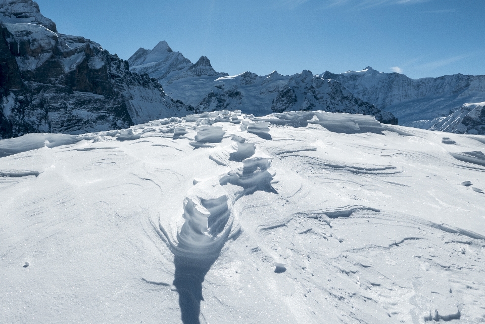 風景 自然 山 雪