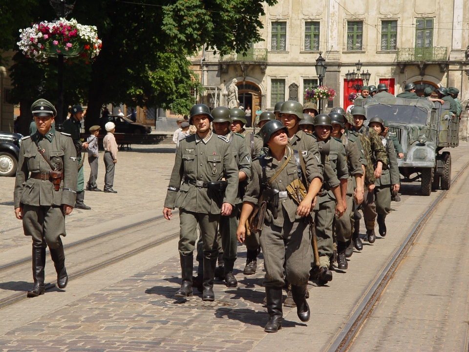 Person menschen straße militär