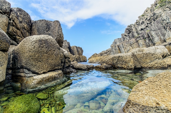 Landscape sea coast water Photo