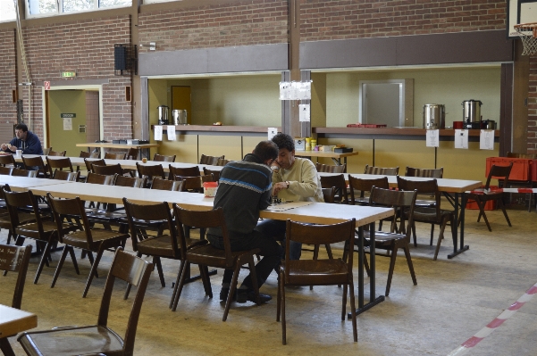 Photo Chambre salle de classe bibliothèque échecs