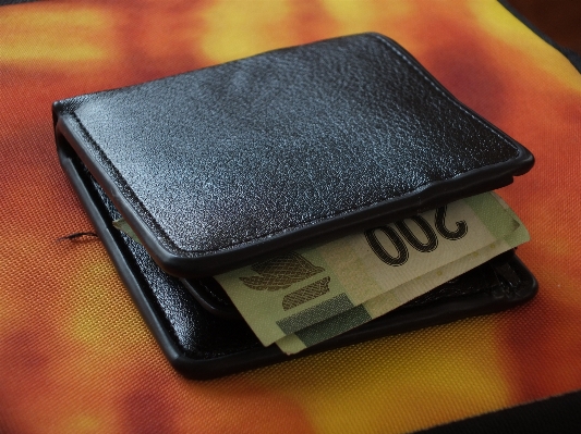 Leather photo money wallet Photo